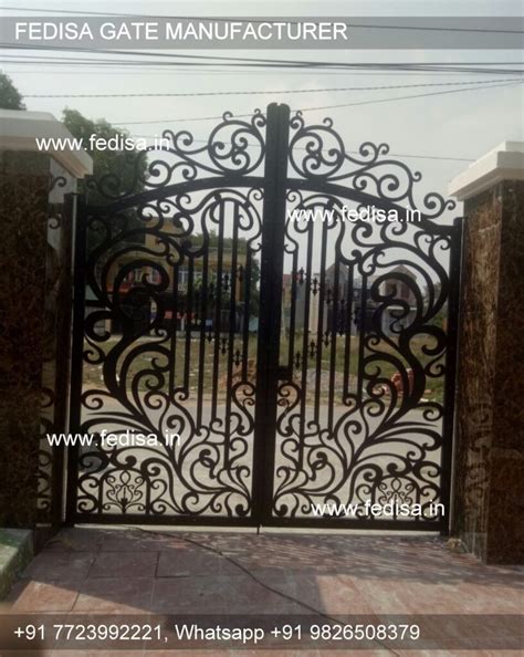 Iron Gate Design Main Gate Design Iron And Steel Metal Sheet Gate ...