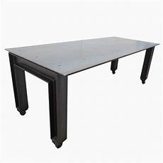 Steel Dining Tables by Made Metal Industrial Modern Plate Steel Table By Steel Dining Tables