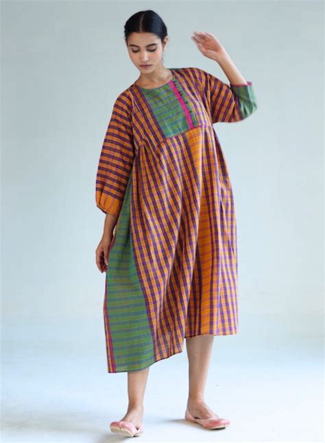 Madras Dress – NETE.IN