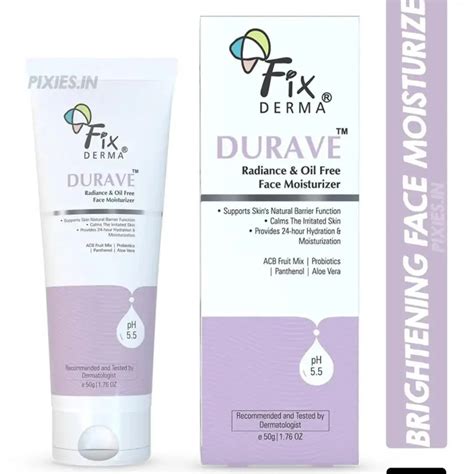 Fixderma Durave Radiance & Oil Free Face Moisturizer for Women & Men ...
