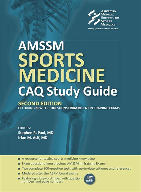 AMSSM Sports Medicine CAQ Study Guide: Featuring New Test Questions ...