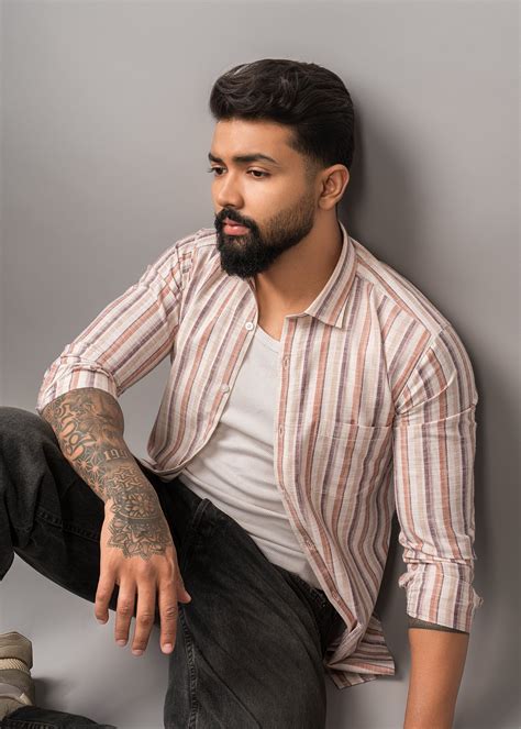 Old Town Classic Stripe Shirt - Rust & Brwon – Rangreet
