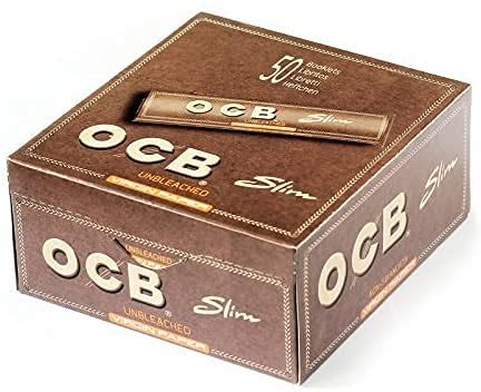 OCB France Auth. Seller RATTAN EXPO OCB VIRGIN UNBLEACHED SLIM King ...