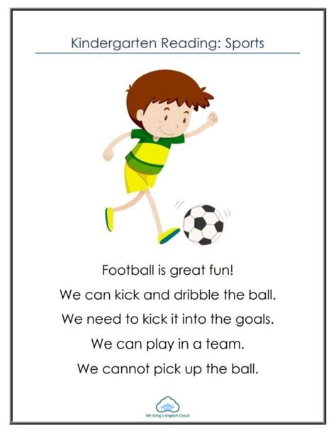 Sports Worksheet Reading Grade 2 的图像结果