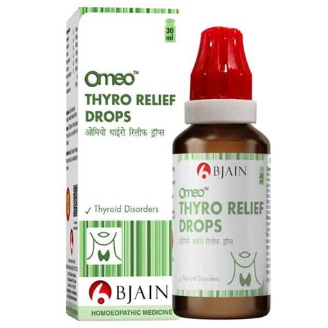 Buy BJAIN OMEO THYRO RELIEF DROPS | THYROID-STIMULATOR FORMULA - 30ML ...