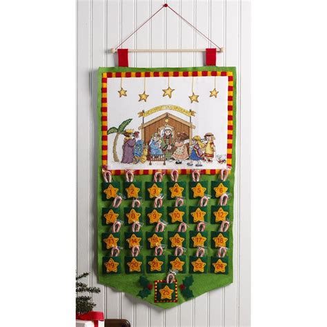 Bucilla Felt Applique Advent Calendar Kit - Preschool Calendar Printable