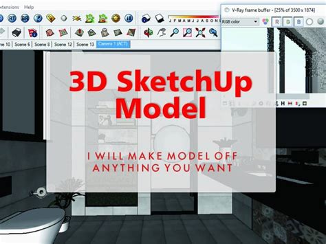 Image result for 3D Model Using Free SketchUp