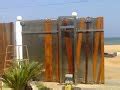 Metal and Wood Gate - Wooden Sliding Main Gate Manufacturer from Chennai