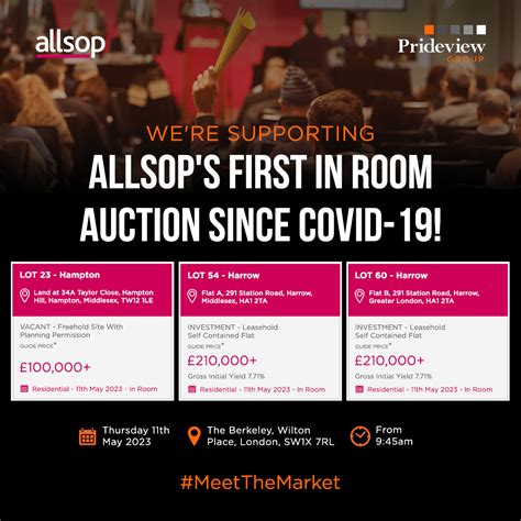 1st Allsop In-Room Auction Since Covid-19 | Prideview Group
