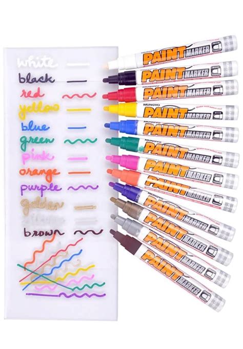 Mungyo Paint Marker ( Set of 12 Markers ) – Bansal Stationers