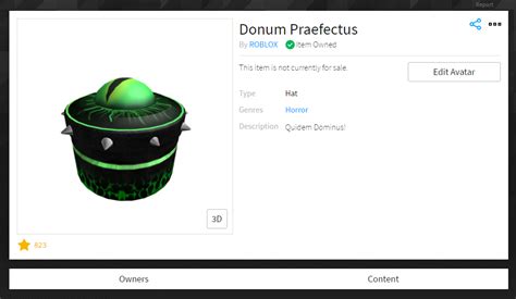 Free Dominus Roblox Console - roblox free dominus hat not model