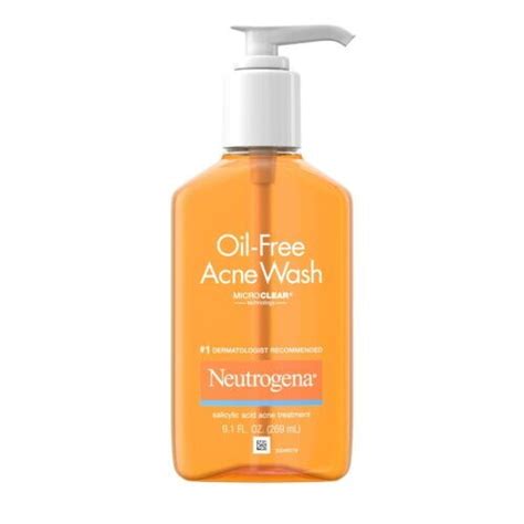 Buy Neutrogena Oil-Free Salicylic Acid Acne Fighting Face Wash, 9.1 fl ...