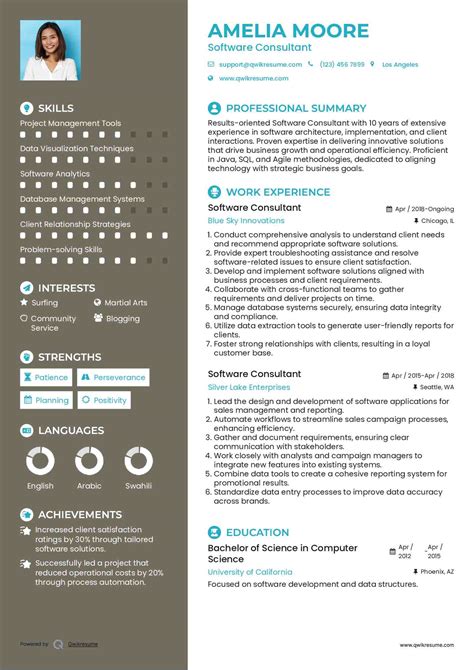 10+ Software Consultant Resume Samples & Templates for 2025