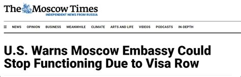 美官员抱怨：人手不够，驻俄使馆明年业务或将停止__财经头条