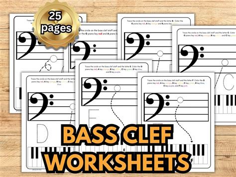 Image result for Bass Clef Reading Exercises