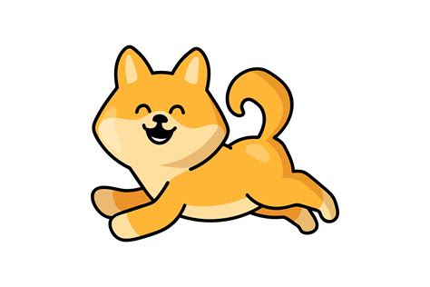 Kawaii Anime Dog Running Merrily, Puppy Graphic by pch.vector ...