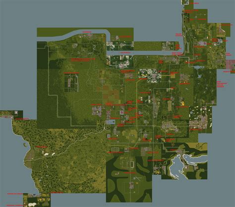 Map Of Project Zomboid