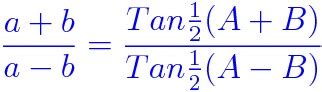 Math Principles: Derivation - Tangent Law