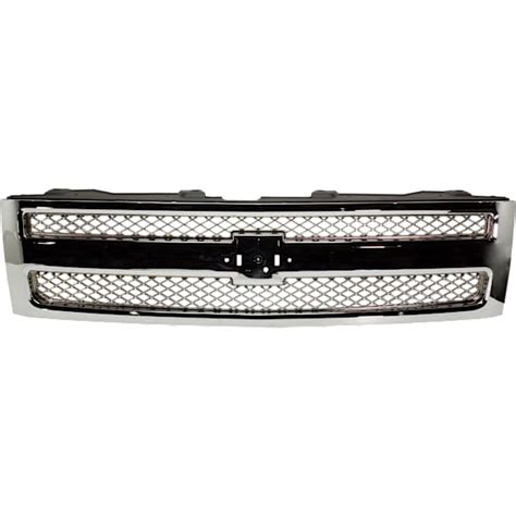 Replacement® Upper Grille Assembly, Chrome Shell and Insert REPCV070125