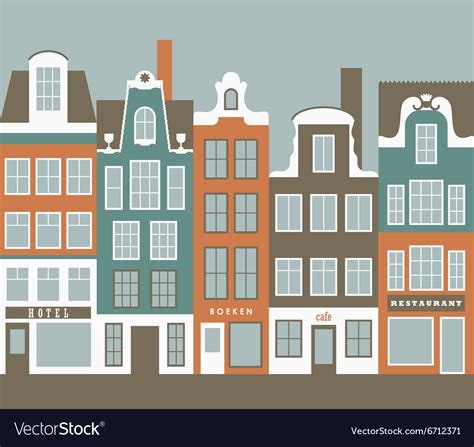 Amsterdam Shops Vector 的图像结果