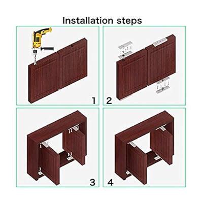 Buy 2pcs Pivot Hinge Rotating Hinge 360 Degree Stainless Steel ...