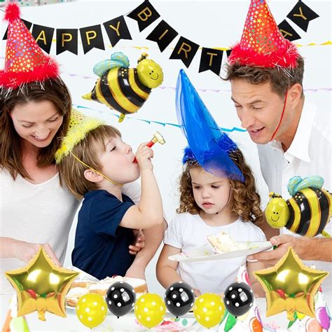 Bee Birthday Party Supplies, Bumble BeeTheme | Ubuy India