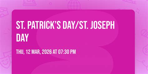 St. Patrick’s Day/St. Joseph day, 9400 S Oak Park Ave., Oak Lawn, IL ...