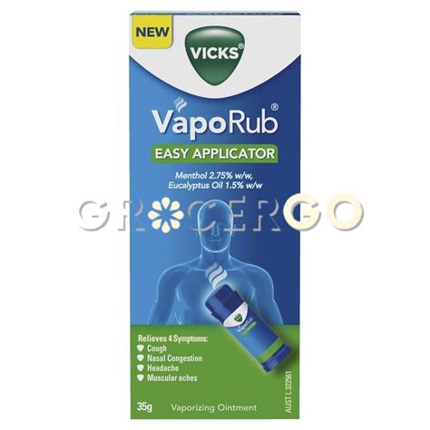 Vicks VapoRub Easy Applicator Topical Ointment (35g stick) | Shopee ...