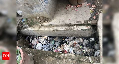 Garbage saturates stormwater drain - Times of India