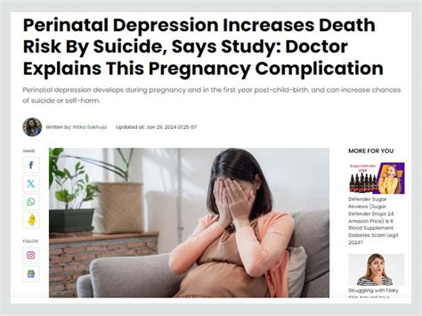 Perinatal Depression Increases Death Risk By Suicide, Says Study ...