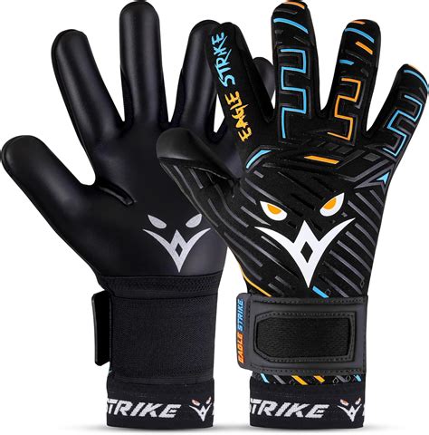 EAGLE STRIKE Goalkeeper Goalie Gloves| Soccer Gloves with Wrist Support ...