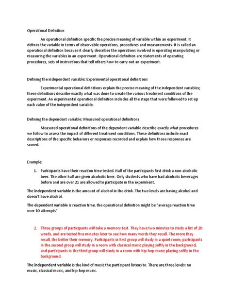 How to Write an Operational Definition 的图像结果