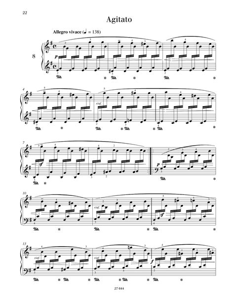 Agitato von Friedrich Burgmuller Noten zum Klavier solo bei Sheet Music ...