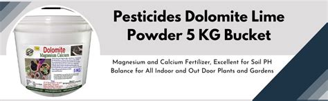 TSR Organic Fertilisers & Pesticides Dolomite Lime Powder 5 KG bucket ...