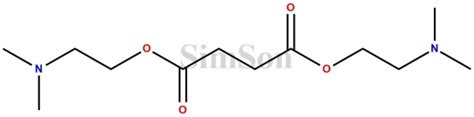 Bis[2-(dimethylamino)ethyl] Succinate | CAS No- 19249-04-8 | Simson ...