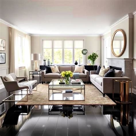 20 Black Floor Living Room Ideas You Can Consider