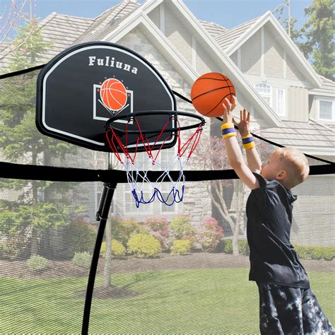 Snapklik.com : Fuliuna Trampoline Basketball Hoop, Easy To Install ...