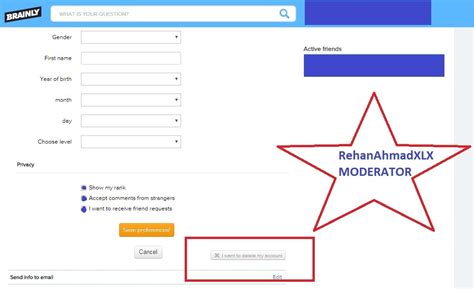 how to delete our account on brainly - Brainly.in