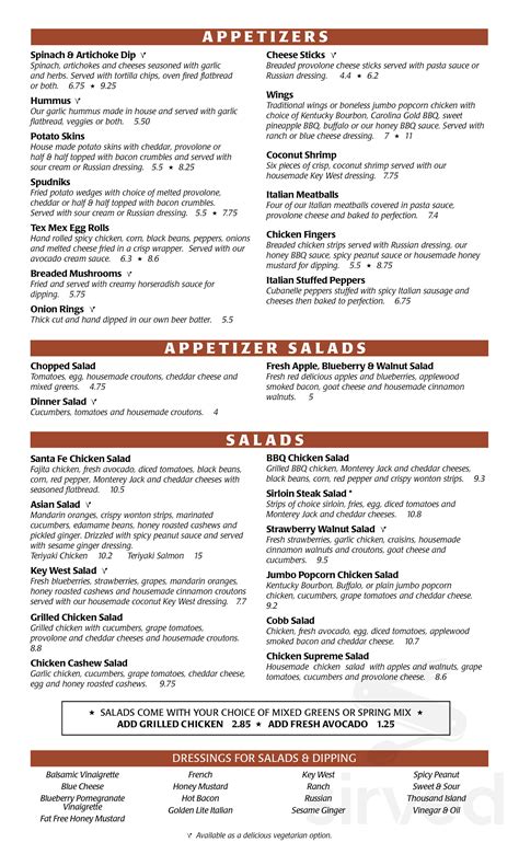 Menu for Grinders Above & Beyond of Hartville in Hartville, OH | Sirved