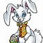 Image result for Cartoon Easter Bunny Stickers