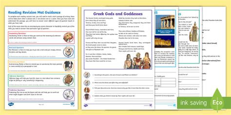 Year 5 Reading Revision Activity Mat Pack 4 (teacher made)