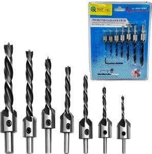 MALFAH ENTERPRISES MAF COUNTERSINK DRILL BIT SET (3MM TO 10MM) 7PCS ...