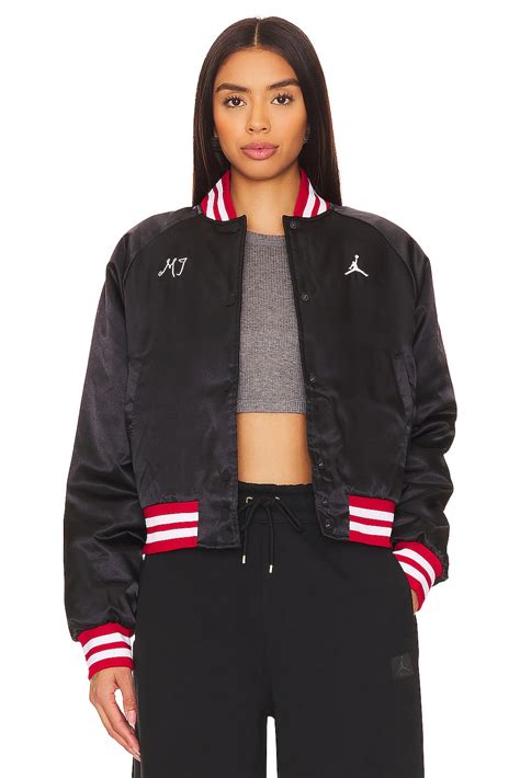 Jordan Varsity Jacket in Black | REVOLVE