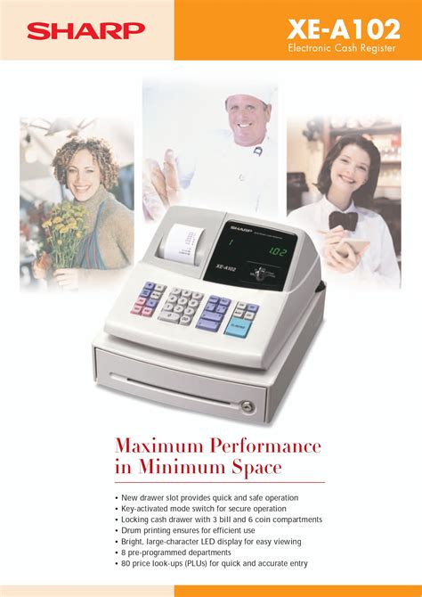 Sharp Cash Register Xe A102