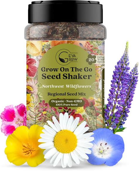 Amazon.com : Mini Wildflower Seed Shaker - Regional Northwest ...