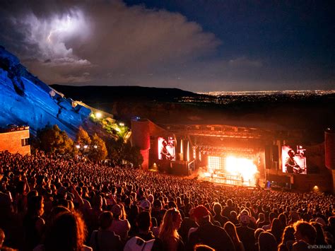 Lightning Over Red Rocks | Red Rocks Amphitheatre, Colorado | Mountain ...