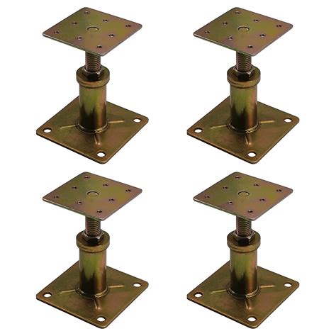 ASTAMOTOR Adjustable 4 1/3" - 7" House Floor Jacks Mini Screw Post Pole ...