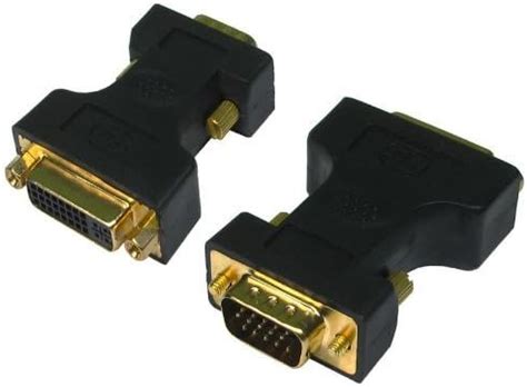 ikis - Active DVI-D to VGA Adapter, DVI-D 24+1 to VGA Male to Female ...