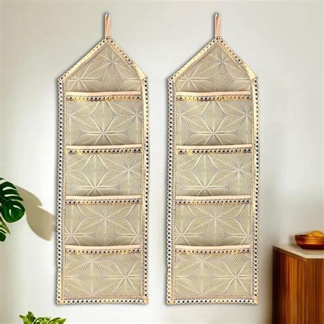 Kuber Industries PVC Pack of 2 Wall Hanging Organizer for Documents ...