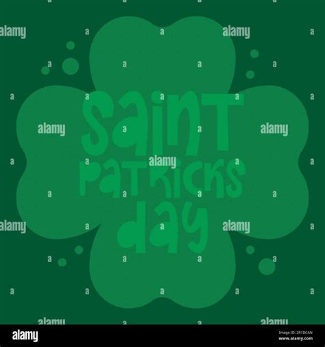 Happy Saint Patricks Day. Irish holiday. Celebrate in March 17. Clover ...
